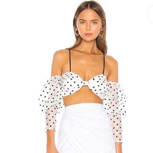 Camila Coelho REVOLVE Sidney Crop Top